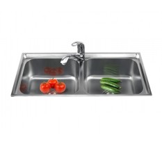 Chậu rửa Inox Cao Cấp S82D Sơn Hà