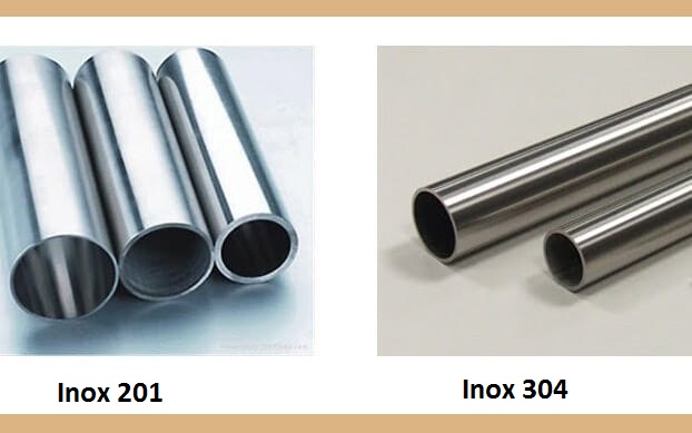 Inox được coi là nguyên liệu phổ biến nhất hiện nay bởi tính bền, chịu lực, chịu nhiệt tốt