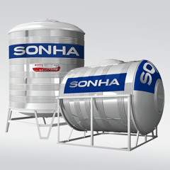 Bồn nước inox gấp mí Sơn Hà -CAO CẤP