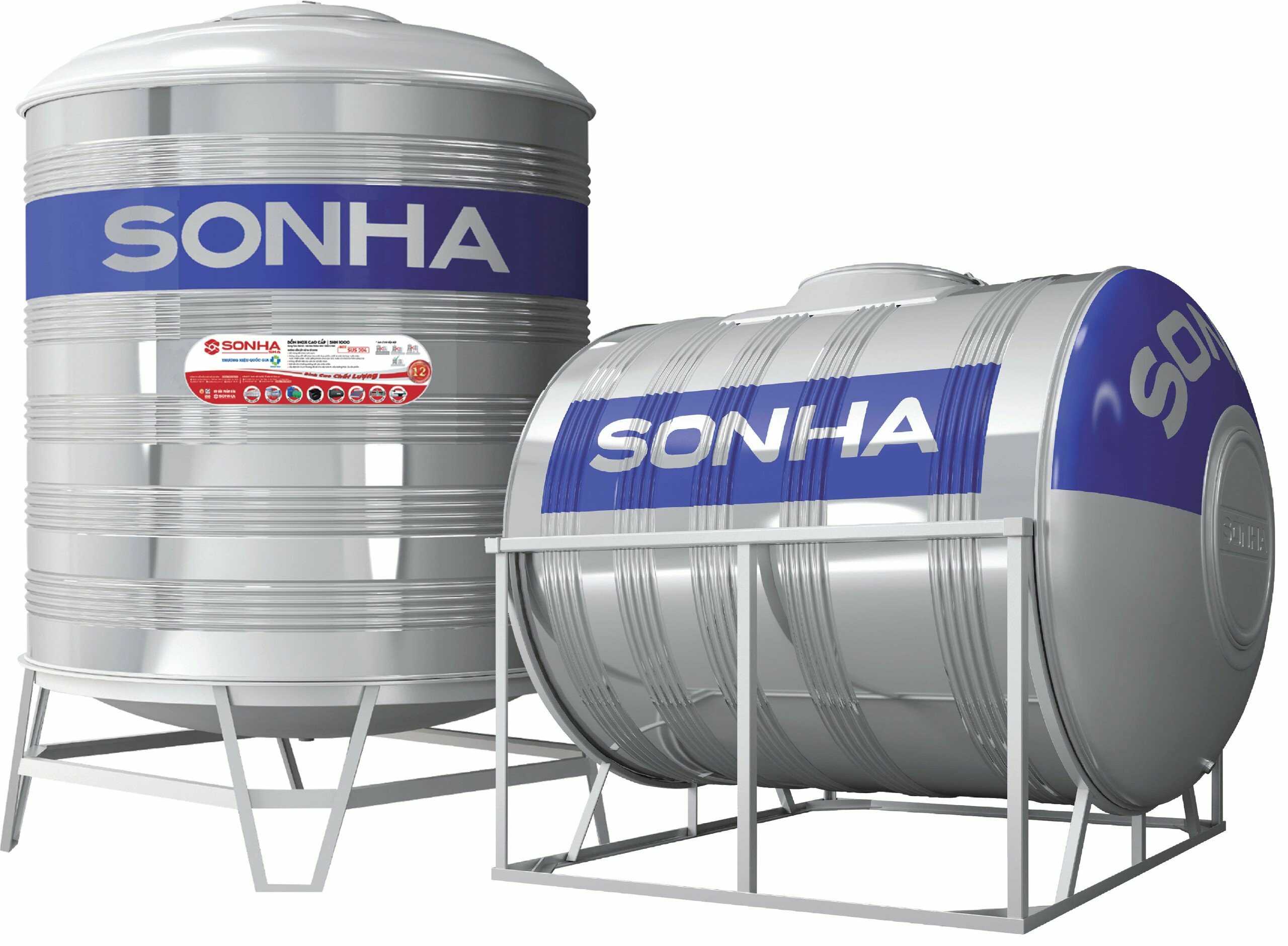 Bồn nước inox Sơn Hà -SUS304 (New)